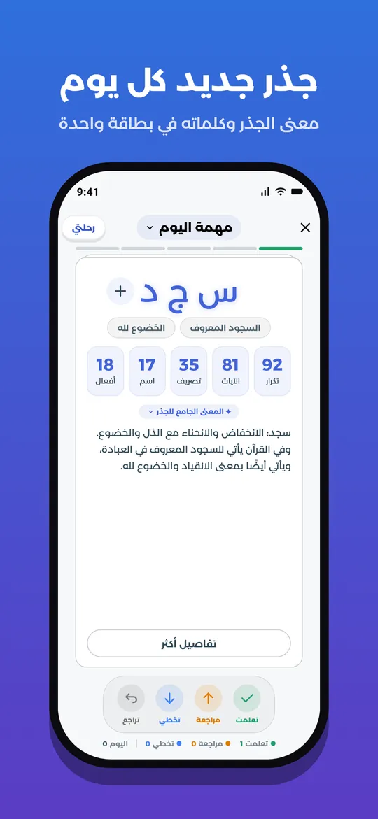 جذر جديد كل يوم